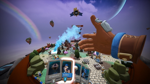 新作VRタイトル「Skyworld: Kingdom Brawl」がリリース。リアルタイムストラテジーとデジタルカードが融合した戦略性に富んだ対戦ゲーム