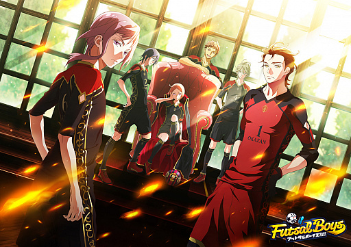 画像ギャラリー No.021のサムネイル画像 / 「フットサルボーイズ!!!!!」,テレビアニメが2022年1月に放映開始。キービジュアルの第1弾が公開