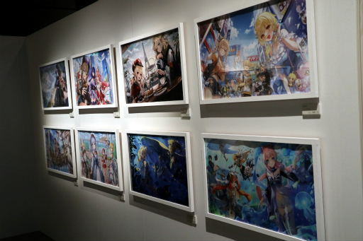 原神」のゲームアート展覧会「テイワットでの果てなき冒険の旅 