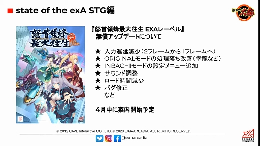 画像ギャラリー No.026のサムネイル画像 / exA-Arcadiaから新作タイトル4本登場。“シュー大祭 〜シューティングゲーム大感謝祭〜 2022”にて発表