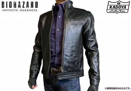画像ギャラリー No.002のサムネイル画像 / CGアニメ「バイオハザード:インフィニットダークネス」よりレオンのライダースジャケットが“KADOYA”とのコラボで発売決定