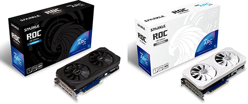 画像ギャラリー No.002のサムネイル画像 / Intel Arc A770/A750搭載のSparkle製グラフィックスカードが5月10日発売。A770搭載のホワイトモデルも登場