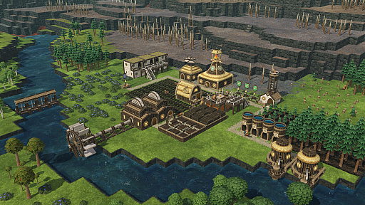 画像ギャラリー No.002のサムネイル画像 / ビーバーの街づくりシム「Timberborn」,正式リリース。環境が破壊され,人類が滅びた世界で気候変動に対応しながらコロニーを作り上げる