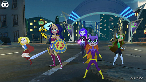 Dcスーパーヒーローガールズ ティーンパワー の最新スクリーンショット公開 3人のスーパーヒロインが街の平和を守るために大活躍