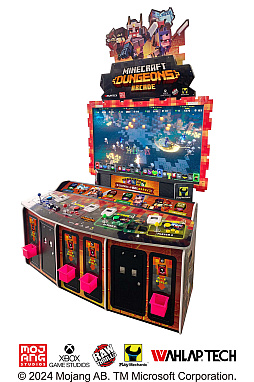 画像ギャラリー No.003のサムネイル画像 / アーケード版「Minecraft Dungeons」本日稼働開始。全60種類のゲームカードから最大5枚をキャラに装備して,最大4人でダンジョンに潜れる