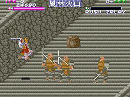 画像ギャラリー No.002のサムネイル画像 / アクションゲーム「武田信玄」(1988年)のアーケードアーカイブス版がSwitchとPS4に向けて6月24日リリースへ