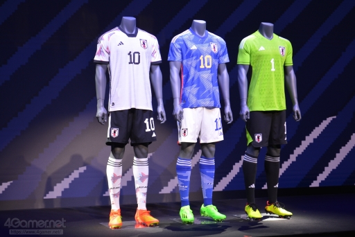 eFootball 2023」に日本代表の最新ユニフォームを着用した選手たちが