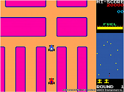 画像ギャラリー No.001のサムネイル画像 / PS4/Switch「アーケードアーカイブス ニューラリーX」が2月3日にリリース。マップ中のすべてのフラッグを集めるアクションゲームの続編