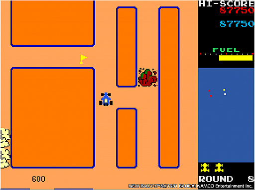 画像ギャラリー No.005のサムネイル画像 / PS4/Switch「アーケードアーカイブス ニューラリーX」が2月3日にリリース。マップ中のすべてのフラッグを集めるアクションゲームの続編