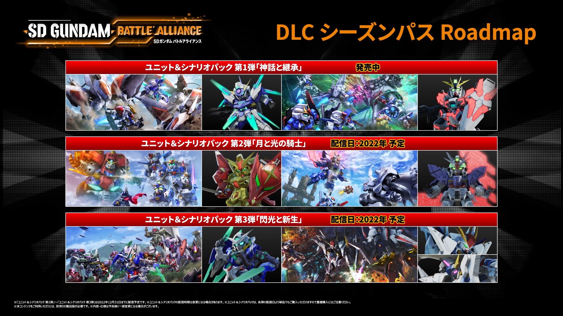SDガンダム バトルアライアンス」，DLC第2弾を9月29日にリリース