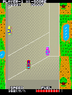 画像ギャラリー No.004のサムネイル画像 / PS4/Switch「アーケードアーカイブス ハイウェイレース」が2月24日にリリース。障害物や他車を避けながら走り続けるレーシングゲーム