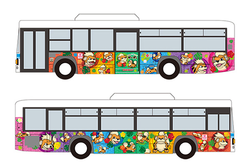 画像ギャラリー No.012のサムネイル画像 / ガーディが「おきなわ応援ポケモン」に就任。ポケモン,沖縄県と連携協定を締結。ラッピングバスやコラボ商品も登場