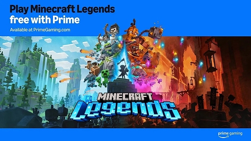 画像ギャラリー No.002のサムネイル画像 / 「マインクラフト レジェンズ」など5タイトルの無料配信がスタート。Prime Gaming,4月の無料タイトルラインナップを公開