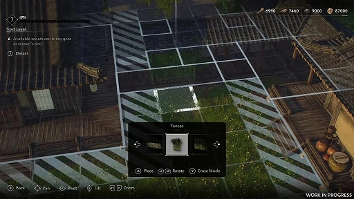 画像ギャラリー No.003のサムネイル画像 / 「アサシン クリード シャドウズ」,プレイヤーの拠点となる「隠れ里」について解説。住居や施設,小道,家具などをカスタマイズ可能