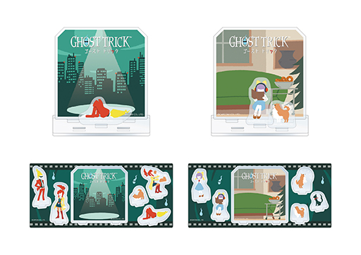 画像ギャラリー No.001のサムネイル画像 / 「ゴースト トリック」のキャラクターがゆる〜いイラストのグッズに。ブランドシリーズ「ゆるパレット」に「ゴースト トリック」が登場