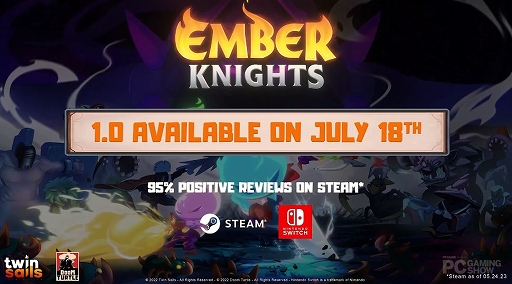 画像ギャラリー No.001のサムネイル画像 / 「Ember Knights」の正式リリースが7月18日に決定。最大4人での協力プレイに対応したローグライクアクション