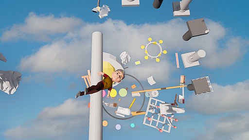 画像ギャラリー No.002のサムネイル画像 / 「Only Up!」のパロディゲーム「Only Down」が7月27日に配信開始。下へ下へ降りた先に待っているのは……?