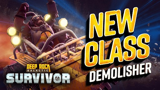 画像ギャラリー No.009のサムネイル画像 / “非常に好評”のオートシューター「Deep Rock Galactic: Survivor」,大型拡張「Heavy Duty」を4月30日に配信。新クラス「Demolisher」を追加