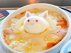 「東京スカイツリー×魔法少女まどか☆マギカ 月夜のワルツ」内覧会レポート。ソラカラちゃんは,鹿目まどかをイメージしたコスチュームに