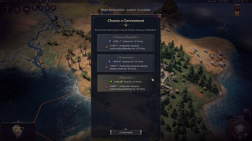 画像ギャラリー No.003のサムネイル画像 / 「シドマイヤーズ シヴィライゼーション VII」でシリーズが大きく変わる! 蛮族や労働者が登場せず,海洋につながる行動が可能な河川を追加