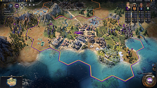 画像ギャラリー No.009のサムネイル画像 / 「シドマイヤーズ シヴィライゼーション VII」でシリーズが大きく変わる! 蛮族や労働者が登場せず,海洋につながる行動が可能な河川を追加