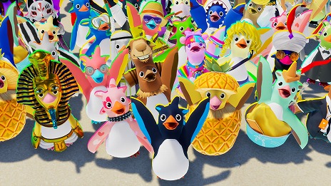 画像ギャラリー No.013のサムネイル画像 / 基本プレイ無料のサバイバルレース「Faaast Penguin」の配信日が9月20日に決定。最大40人のプレイヤーがペンギンを操作してぶつかりあう!