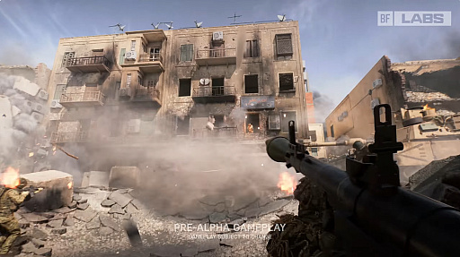 画像ギャラリー No.002のサムネイル画像 / 「バトルフィールド」最新作の破壊システムを紹介する動画を公開。瓦礫が積み重なって戦場に残り,ゲームプレイに直結する変化を生み出す