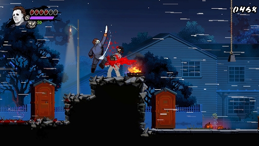 画像ギャラリー No.003のサムネイル画像 / 2Dホラーアクション「レトロレルムズ: ハロウィン」「レトロレルムズ: 死霊のはらわた リターンズ」,Switch版を配信開始