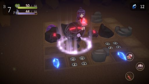 画像ギャラリー No.002のサムネイル画像 / トゥルーエンドがないアクションRPG「深層のチャロアイト」,体験版をSteamで配信開始。小さな魔女がゴーレムとともに地下を探索する