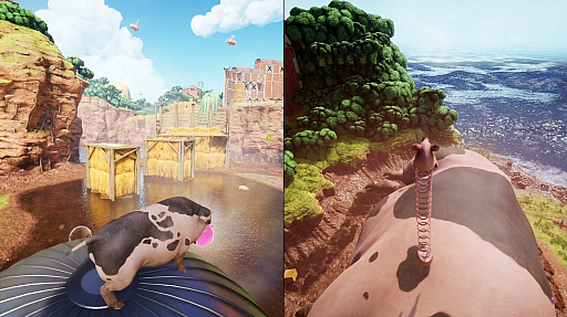 画像ギャラリー No.011のサムネイル画像 / ゲームの面白さは,遊ぶ相手によって変わる! 2人プレイ専用ゲーム「スプリット・フィクション」に,3人家族が「夫婦」「父娘」「母娘」で挑戦