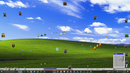 画像ギャラリー No.002のサムネイル画像 / インターネット老人会注目(?)のヴァンサバライク「Desktop Survivors 98」のデモ版が配信中