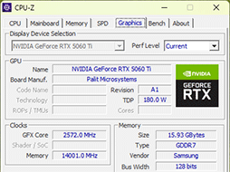画像ギャラリー No.007のサムネイル画像 / 待望のミドルクラス市場向けRTX 50シリーズが登場! 「GeForce RTX 5060 Ti」の性能をゲームで検証してみた