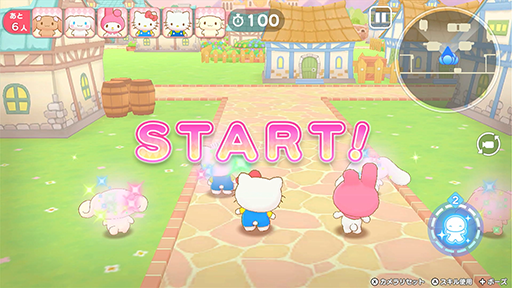 画像ギャラリー No.004のサムネイル画像 / ハローキティたちとおにごっこする「サンリオキャラクターズ ミラクルマッチ マジカルおにごっこ」,Switch向けに3月27日発売