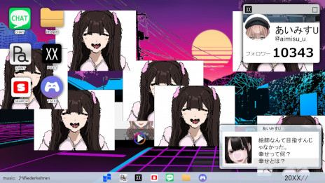 画像ギャラリー No.010のサムネイル画像 / 底辺絵師「あいみすU」が「オタクに優しいギャル」を描いて神絵師を目指す。絵師体験ADV「ぎゃるぼっち」,2025年にSteamでリリース