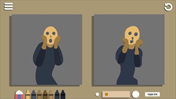 画像ギャラリー No.006のサムネイル画像 / 新進気鋭の贋作作家となり,元のイラストにそっくりなものを描くアートSLG「Looks About Right」,Steamストアページを公開