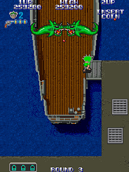 画像ギャラリー No.006のサムネイル画像 / 警官が銀行を襲ったギャング一味を追う。アクションSTG「クレイジーコップ」,アーケードアーカイブスで4月10日に配信