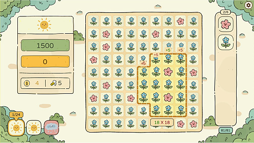 画像ギャラリー No.005のサムネイル画像 / Balatroインスパイアのデッキ構築型ローグライク「めぐりの花園」,Steamで発売。植物同士のシナジーを生かし,爆発的なスコアを狙っていこう