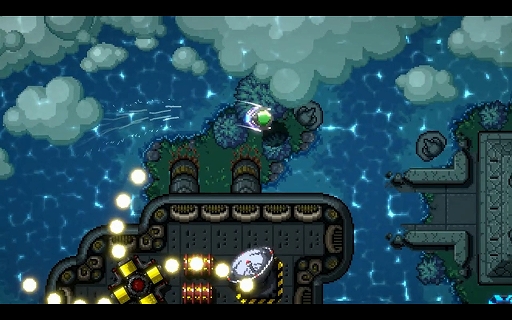 画像ギャラリー No.002のサムネイル画像 / “USBフロッピーディスク”に入った弾幕ローグライトのクラファンが展開中。敵基地に宇宙船で乗り付け,内部からお宝をかっさらえ