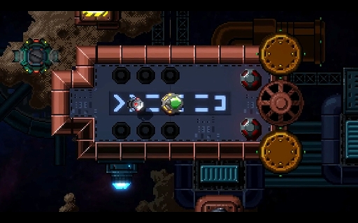 画像ギャラリー No.004のサムネイル画像 / “USBフロッピーディスク”に入った弾幕ローグライトのクラファンが展開中。敵基地に宇宙船で乗り付け,内部からお宝をかっさらえ