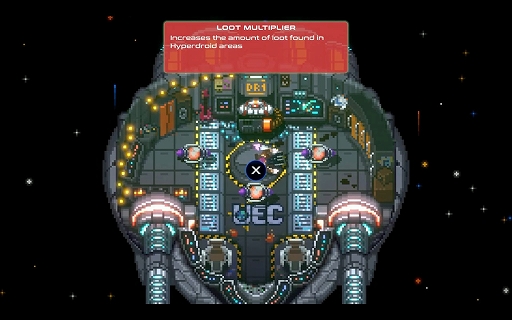 画像ギャラリー No.006のサムネイル画像 / “USBフロッピーディスク”に入った弾幕ローグライトのクラファンが展開中。敵基地に宇宙船で乗り付け,内部からお宝をかっさらえ