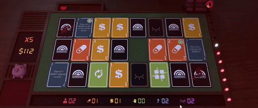 画像ギャラリー No.008のサムネイル画像 / カードをめくった先は莫大な富か,それとも死か。マインスイーパにインスパイアされたローグライクデッキ構築ゲーム「Mr. Magpie's Harmless Card Game」,最新映像を公開