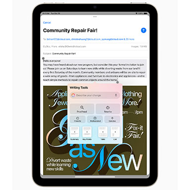 画像ギャラリー No.005のサムネイル画像 / Apple,第7世代「iPad mini」を10月23日発売。2023年のiPhone 15 Proと同世代のSoC搭載で大幅性能に向上した小型タブレット