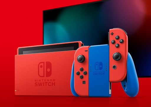 家庭用ゲーム機本体新品　未開封Nintendo Switch  マリオレッド×ブルー セット