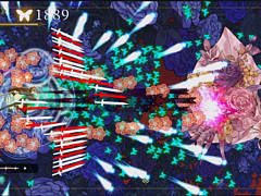 弾幕STG「食魂徒 〜Blue Pieta〜」,東方の見習い死神「チェ・ウリ」と西方のヴァンパイアハンター「レイラ」の主人公に加え,人間ボス「マリア」を紹介