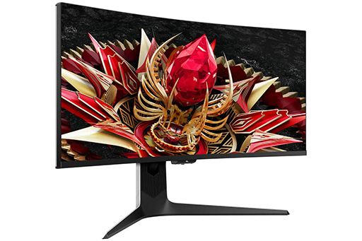 画像ギャラリー No.002のサムネイル画像 / 量子ドット液晶&Mini LEDの34型ゲーマー向けウルトラワイドディスプレイがTCLから登場