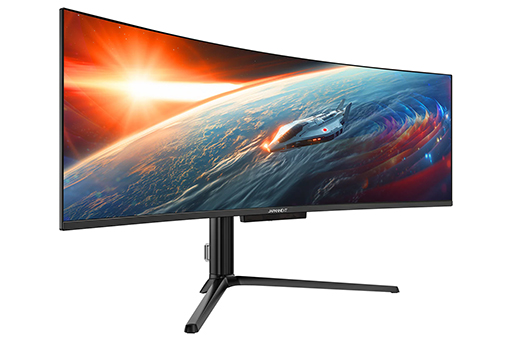 画像ギャラリー No.003のサムネイル画像 / 解像度5120×1440ドット,アスペクト比32:9の49型ウルトラワイド量子ドット有機ELディスプレイが発売に