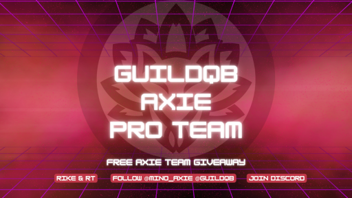 画像ギャラリー No.001のサムネイル画像 / GuildQB,QB AxieInfinity Proチームの設立を発表