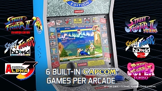 画像ギャラリー No.005のサムネイル画像 / カプコンの公式ライセンスを受けたアーケードゲームを内蔵。アップライト筐体型のゲーム機「Evercade Alpha」,11月発売