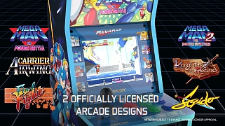 画像ギャラリー No.009のサムネイル画像 / カプコンの公式ライセンスを受けたアーケードゲームを内蔵。アップライト筐体型のゲーム機「Evercade Alpha」,11月発売