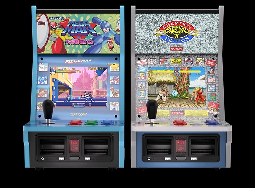 画像ギャラリー No.018のサムネイル画像 / カプコンの公式ライセンスを受けたアーケードゲームを内蔵。アップライト筐体型のゲーム機「Evercade Alpha」,11月発売